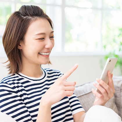 STEP1 スマホで簡単申込 来店・電話確認不要